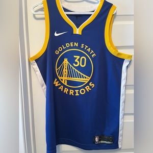 NWOT: NBA, Golden State Warriors Jersey (30- Curry), Nike